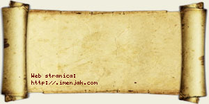 Dijana Stojković vizit kartica